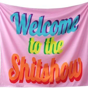 Welcome to The Shitshow Boutique Tapestry Wall Hanging Tapestry  New